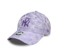 New Era New York Yankees Cappellino per Donne e Ragazze Berretto da Baseball Regolabile in Modo Flessibile Fiore Floreale Viola