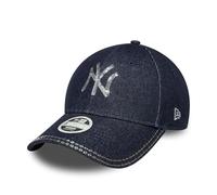 New Era New York Yankees Cappello Denim Sequin 9Forty Donna Blu Scuro