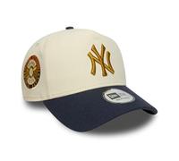 New Era New York Yankees Cappello E-Frame World Series Sidepatch Beige Blu