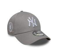 New Era New York Yankees Cappello MLB Side Patch 9Forty Grigio