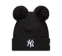 New Era New York Yankees Donne Doppio Pom Beanie MLB Nero