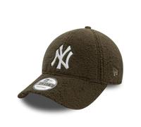 New Era New York Yankees MLB Berretto soffice Tessuto Borg Regolabile Cappellino 9Forty Caldo Verde