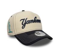 New Era New York Yankees MLB City Icon 9Forty E-Frame Cappello Beige Blu M