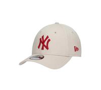 New Era New York Yankees MLB League Essential Beige Rosso 9Forty Berretto Regolabile