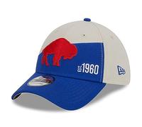 New Era - NFL Buffalo Bills 2023 Sideline Historic 39Thirty Stretch Cap Colore Blu/Grigio, blu/grigio, Medium-Large