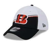 New Era - NFL Cincinnati Bengals 2023 Sideline 39Thirty Stretch Cap Colore Nero/Bianco, nero-bianco, S/M