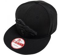 New Era NFL Denver Broncos Black On Black Snapback Cap 9fifty Edizione Limitata