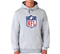 New Era Felpa con cappuccio NFL Shield Team Logo Blu/Grigio chiaro/Rosso/Bianco Taglia L