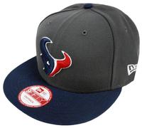 New Era NFL Houston Texans Grafite Snapback Cap S M 9fifty Edizione Limitata