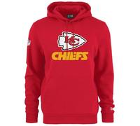 New Era - NFL Kansas City Chiefs Team Logo and Name Hoodie, Colore: rosso, XL