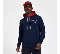 New Era NFL NEW ENGLAND PATRIOTS Logo Drawstring Hoodie Pullover, Größe:S