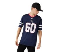 New Era NFL New England Patriots Mesh T-Shirt Uomo & Donna Blu Scuro XL