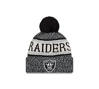 New Era NFL OAKLAND RAIDERS Authentic 2018 Sideline Sport Bobble Knit