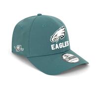 New Era - NFL Philadelphia Eagles Side Hit 39Thirty Stretch Cap, verde petrolio, XS-Small