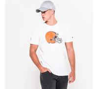 New Era Nfl Regular Cleveland Browns Short Sleeve T-shirt Bianco M Uomo