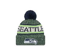 New Era NFL SEATTLE SEAHAWKS Authentic 2018 Sideline Sport Bobble Knit