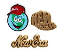 New Era NFL - Set di 3 tappi universali per gioielli, Metallo