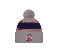 New Era NFL Shield NFL 2024 Sideline Sport Knit Grigio Berretto con Pompon