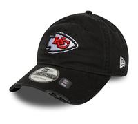 New Era NFL Wash 9Twenty - Berretto regolabile Kansas City Chiefs, nero, taglia: unica