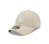New Era NY Basecap Beige 9Forty gebogener Schirm Cappie Kappe verstellbar York Yankees - One-Size