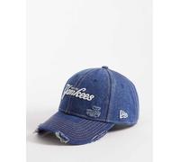 New Era - NY Yankees 9twenty - Cappellino di jeans invecchiato blu medio One Size