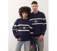 New Era - NY Yankees - Camicia stile rugby blu con logo M