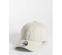 New Era - NY Yankees - Cappellino beige con logo piccolo-Neutro One Size