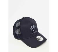 New Era - NY Yankees - Cappellino trucker blu navy con logo outline One Size
