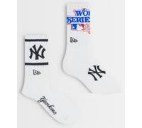 NEW ERA Calzini Unisex Nero Calzini (2 paia) New York Yankees World Series Autu
