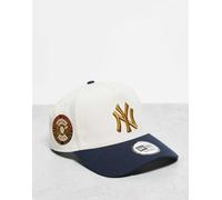 New Era - NY Yankees E-frame - Cappellino beige con visiera blu navy a contrasto-Multicolore One Size