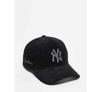 New Era - NY Yankees E-frame - Cappellino nero in velluto a coste One Size