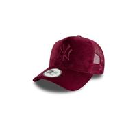 New Era NY Yankees League Essential MLB 9Forty A-Frame Trucker Regolabile Donna, Beige, Talla Única