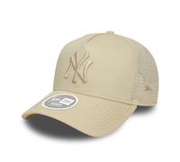 New Era NY Yankees League Essential MLB 9Forty A-Frame Trucker Regolabile Donna, Beige, Talla Única