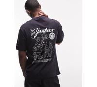 New Era Mlb Baseball Graphic New York Yankees Short Sleeve T-shirt Blu XL Uomo