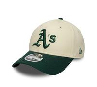 New Era Oakland Athletics Cappello MLB Colour Block 9Forty M-Crown Beige Verde