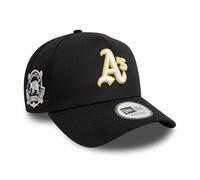 New Era Oakland Athletics MLB Baseball Berretto Regolabile World Series Nero Logo della Squadra Cappellino