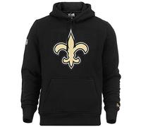 New Era Orleans Saints - Felpa con Cappuccio da Uomo, Uomo, Felpa da Uomo con Cappuccio, 11073761, Nero, XXL