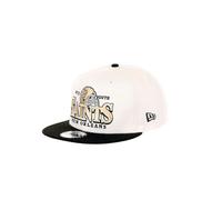 New Era Orleans Saints NFL Helmet Teamcolour White Black 9Fifty Snapback cap