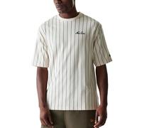 New Era Oversized Shirt - Pinstripe beige, beige, XL