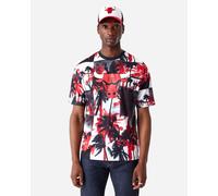 New Era Palm Tree Chicago Bulls M - T-shirt - Uomo - Rosso XS