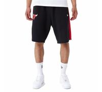 New Era Pantaloncini Sportivi Uomo NBA Mesh Panel OS Shorts CHIBUL 60435477 Nero - Marca EAN: 0197373932103 - Taglia: L