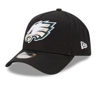 New Era Philadelphia Eagles NFL Evergreen Nero Berretto Regolabile del Modello 9Forty A-Frame