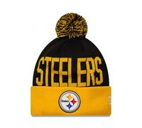 New Era Pittsburgh Steelers Dublin Games - Berretto lavorato a maglia, colore: Nero