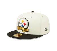 New Era Pittsburgh Steelers NFL 2022 Sideline Chrome White 59Fifty Basecap