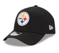 New Era Pittsburgh Steelers NFL Evergreen Nero Berretto Regolabile del Modello 9Forty A-Frame