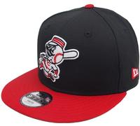New Era Reds Cincinnati Black Scarlet Bambini 9fifty Youth Snapback Cap Bambino