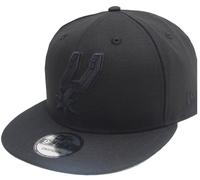 New Era San Antonio Spurs Black On Black NBA Snapback Cap 9fifty Osfa Limitata