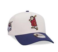 New Era San Diego Padres 40th Anniversary Stone Two Tone Throwback 9Forty A Frame Snapback Cap, bianco, Taglia unica