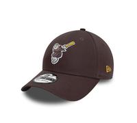 New Era San Diego Padres MLB Historic Logo Cooperstown Marrone 39Thirty Berretto Elasticizzato