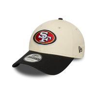 New Era San Francisco 49ers NFL 9Forty Cappello con Visiera a Contrasto Beige